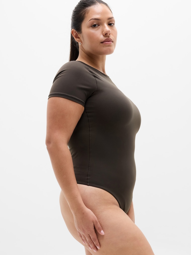 BodyMove Short Sleeve Crew Bodysuit
