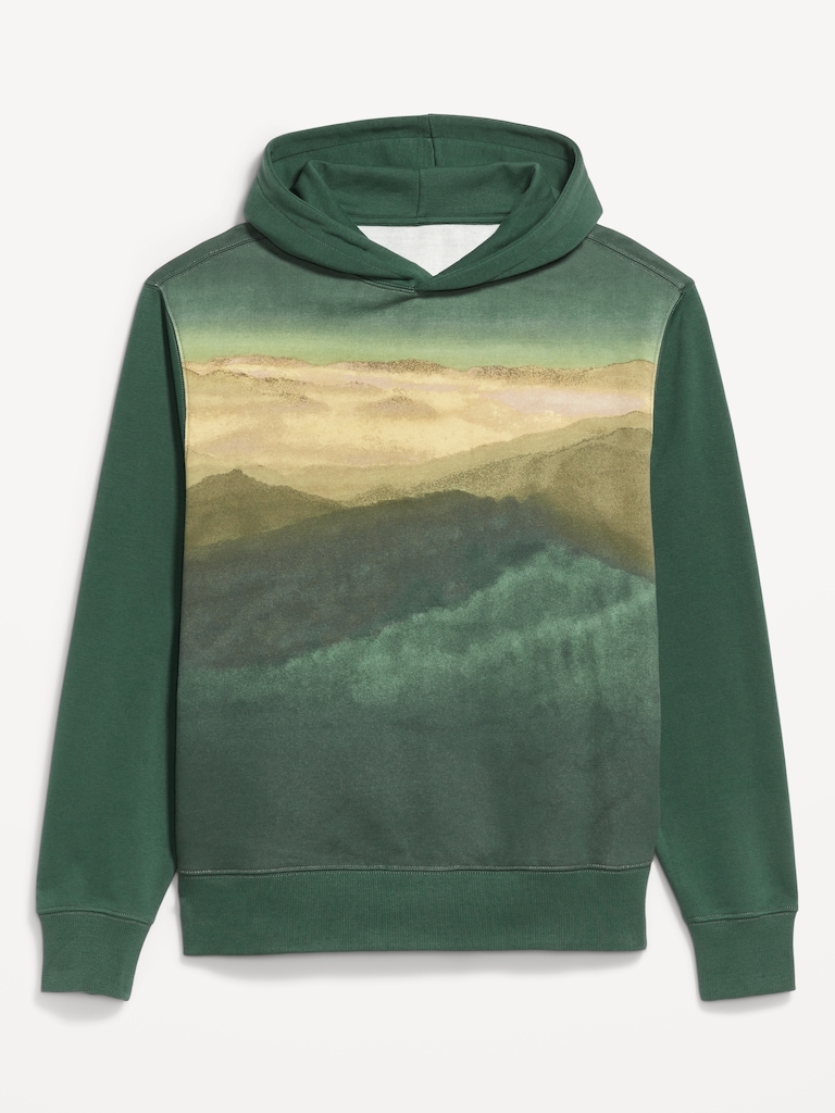 Rotation Graphic Popover Hoodie