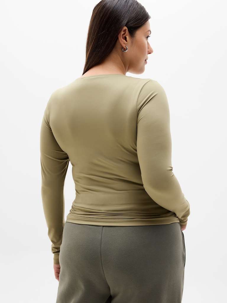 BodyMove Crew Neck Long Sleeve Top