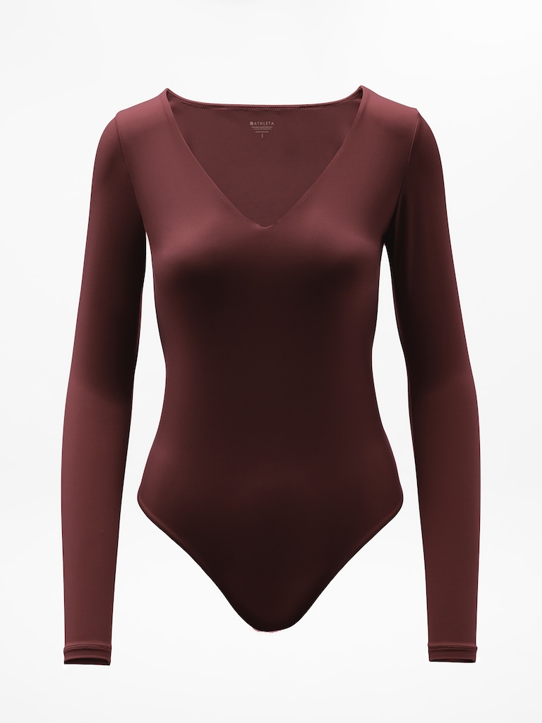 BodyMove Plunge Long Sleeve Bodysuit