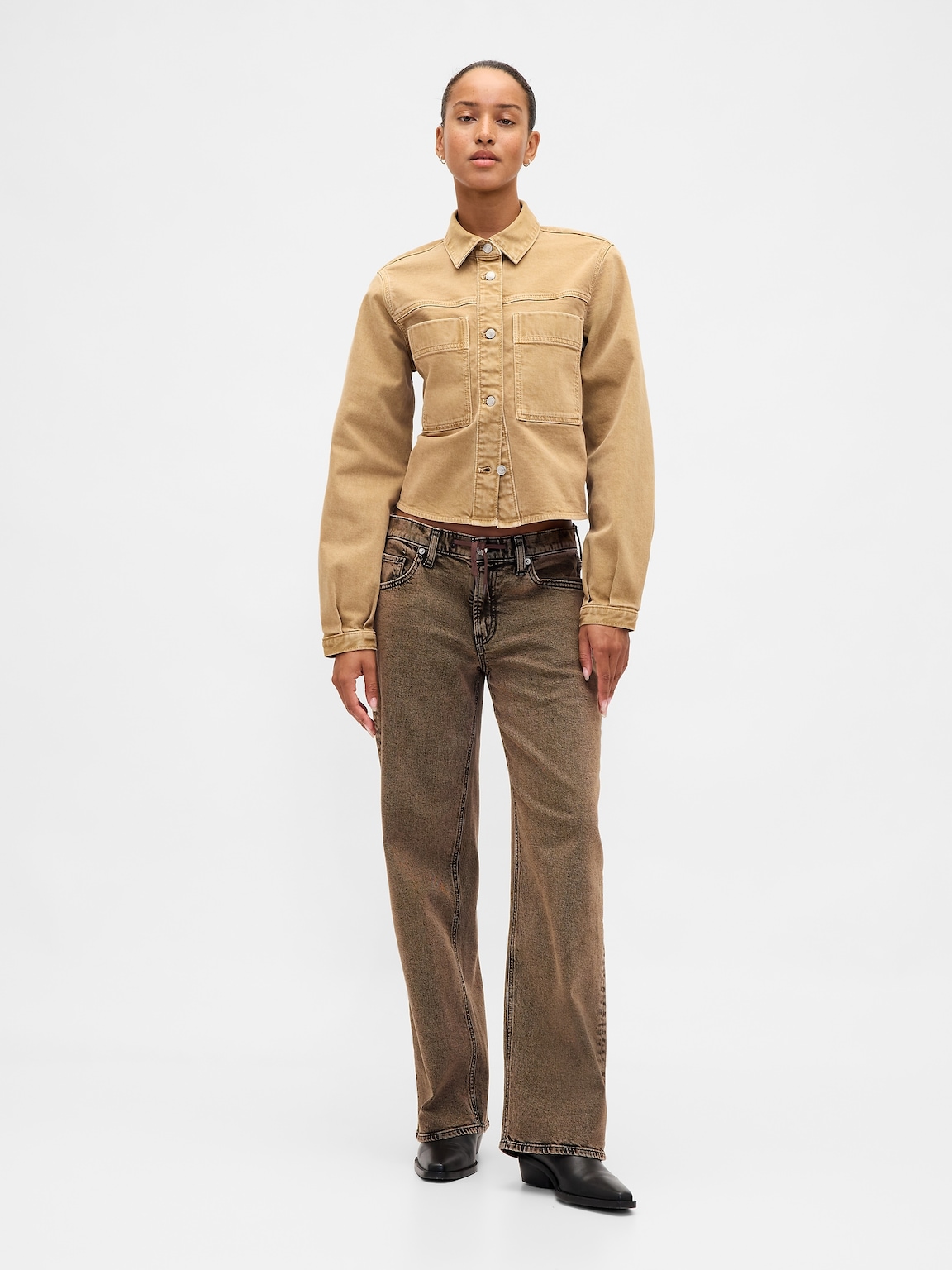 Low Rise '90s Loose Jeans