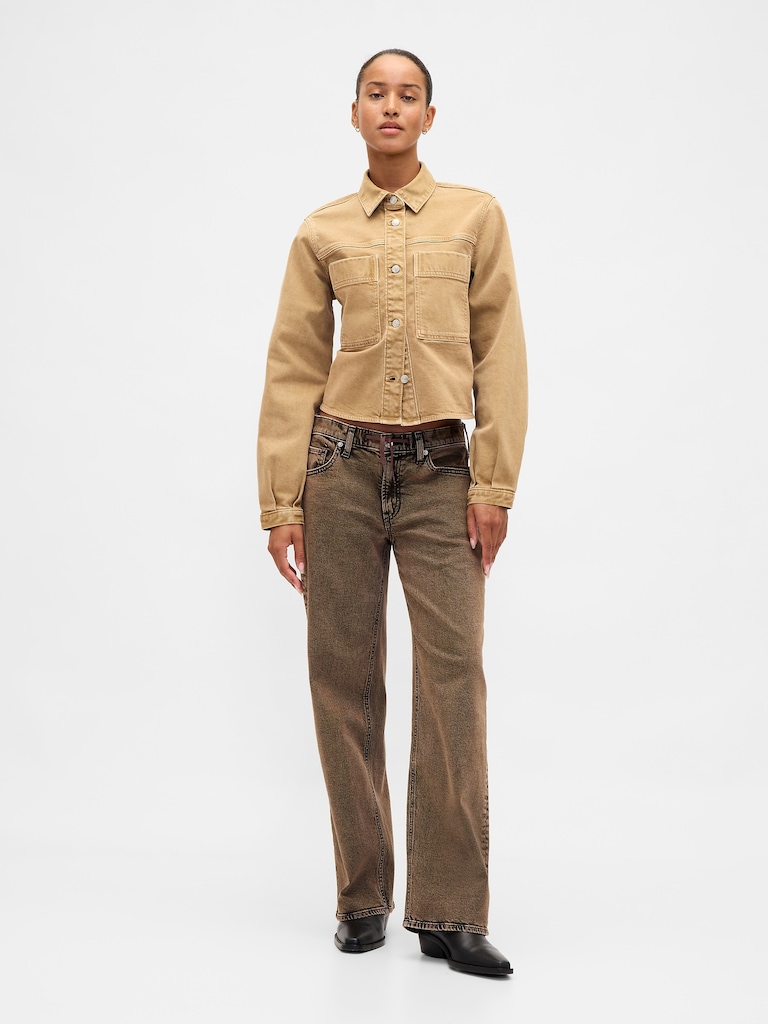 Low Rise '90s Loose Jeans