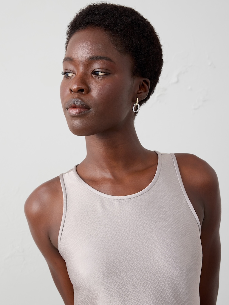 Mixed Metal Interlock Paperclip Earrings