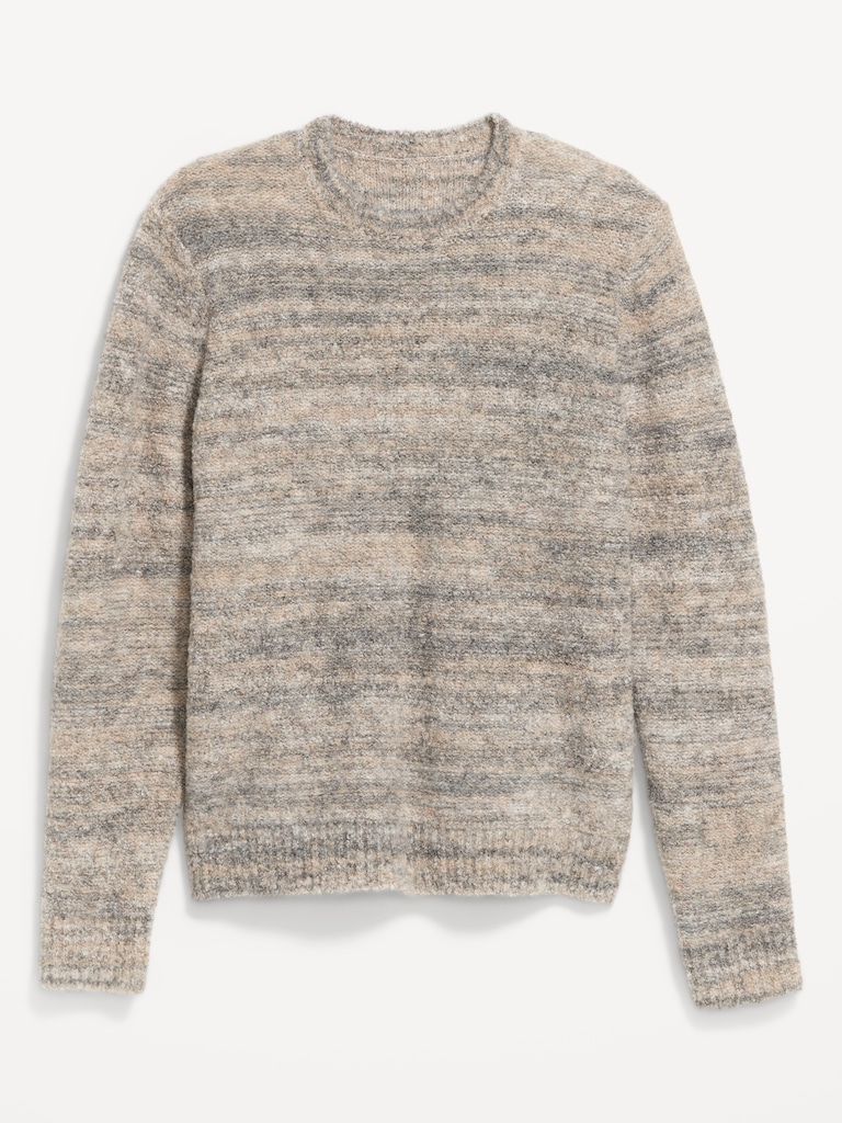 Wool-Blend Crew-Neck Sweater