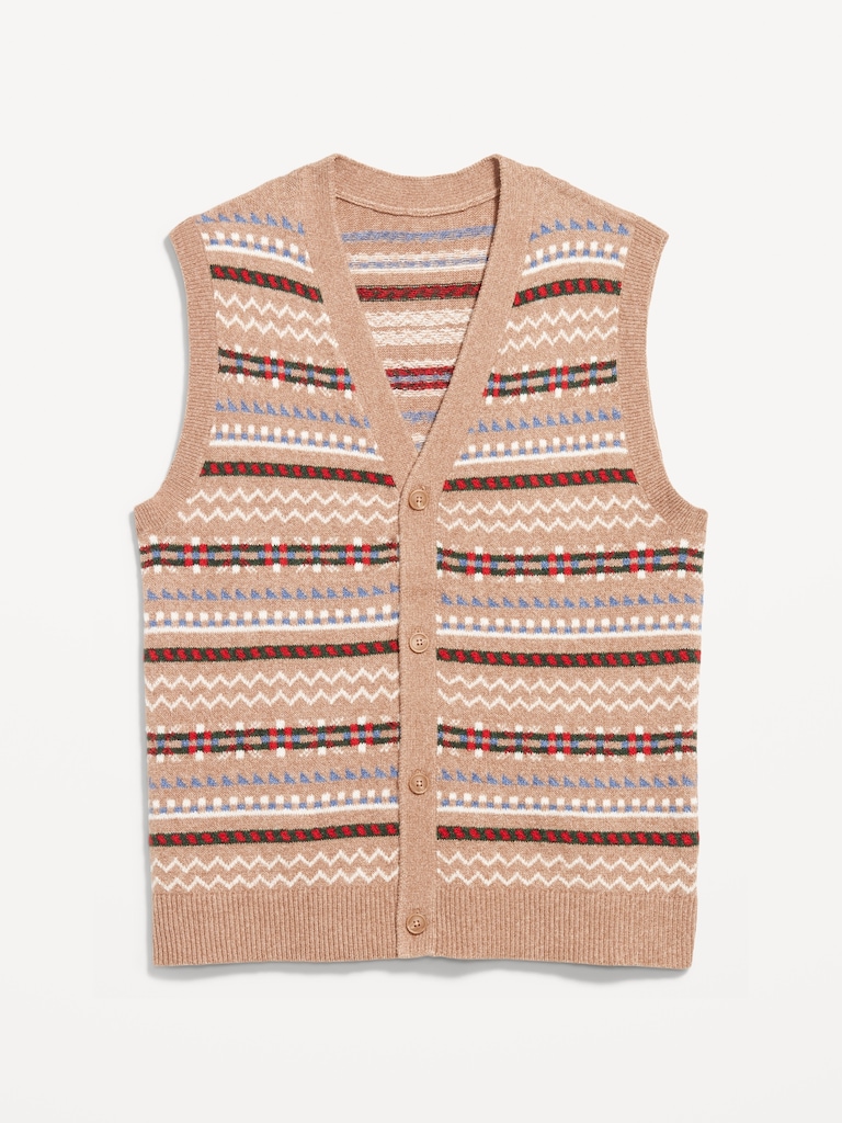 SoSoft Button-Front Sweater Vest