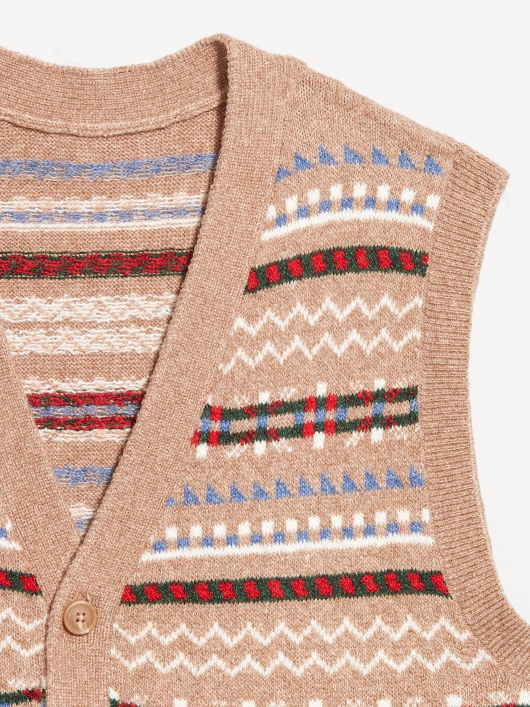 SoSoft Button-Front Sweater Vest