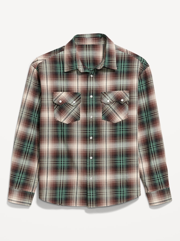 Plaid Western Shirt