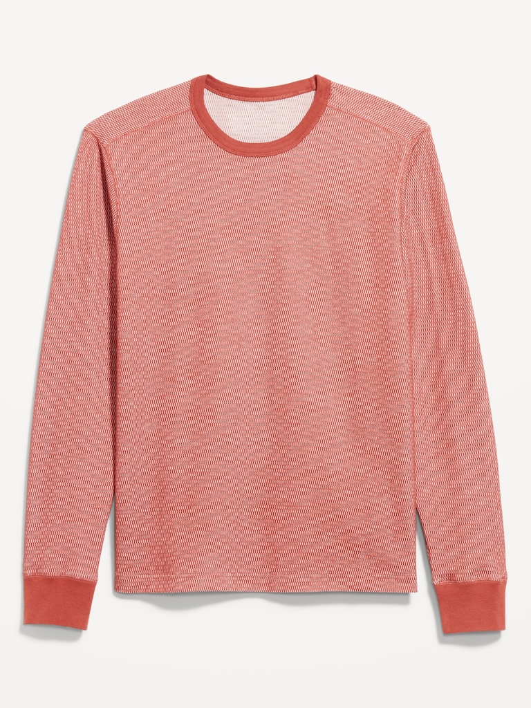 Crew-Neck Waffle T-Shirt