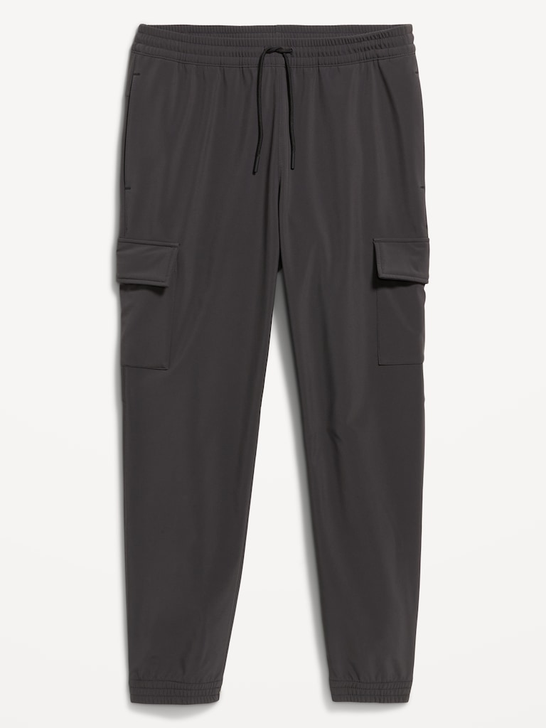 Cozy-Lined Tech Woven Cargo Joggers
