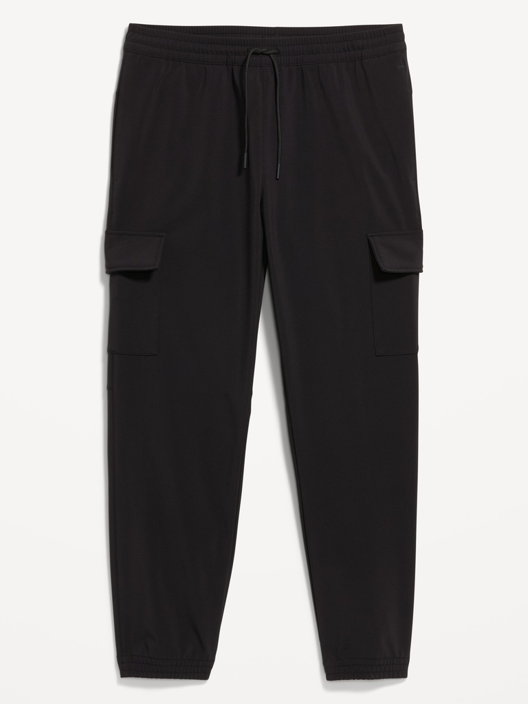 Cozy-Lined Tech Woven Cargo Joggers