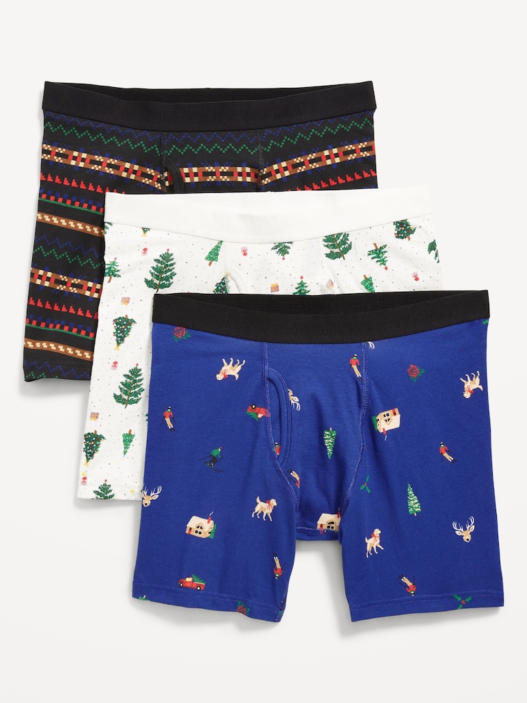 3-Pack Soft-Washed Boxer Briefs -- 6.25-inch inseam