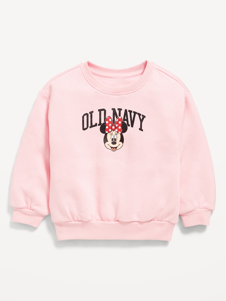 Disney© Minnie Mouse Logo-Graphic Sweatshirt for Toddler Girls