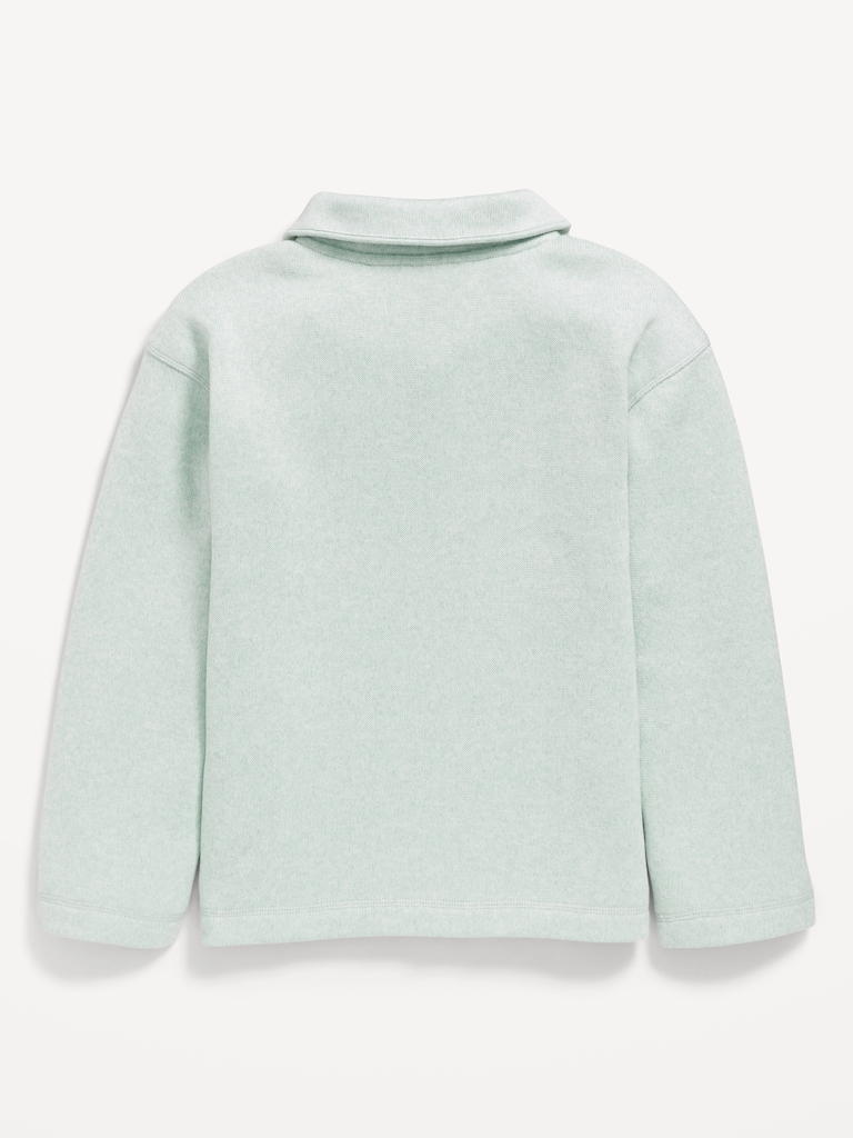 Sweater-Fleece Quarter-Zip Tunic for Girls