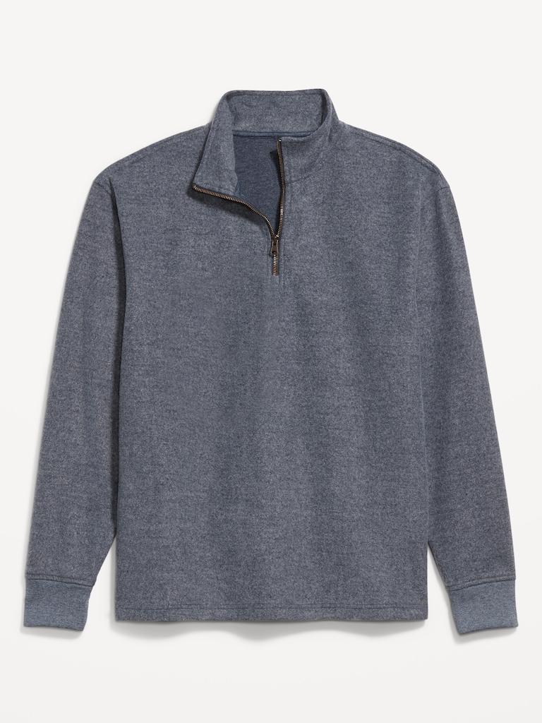 Plush Quarter-Zip Pullover