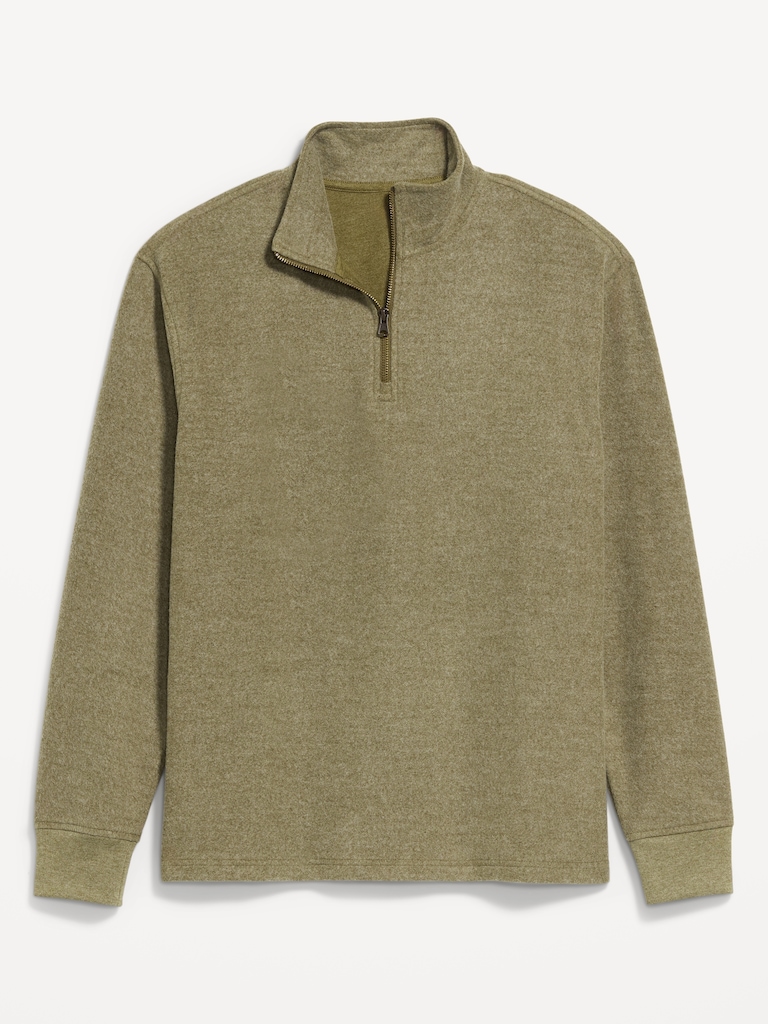 Plush Quarter-Zip Pullover
