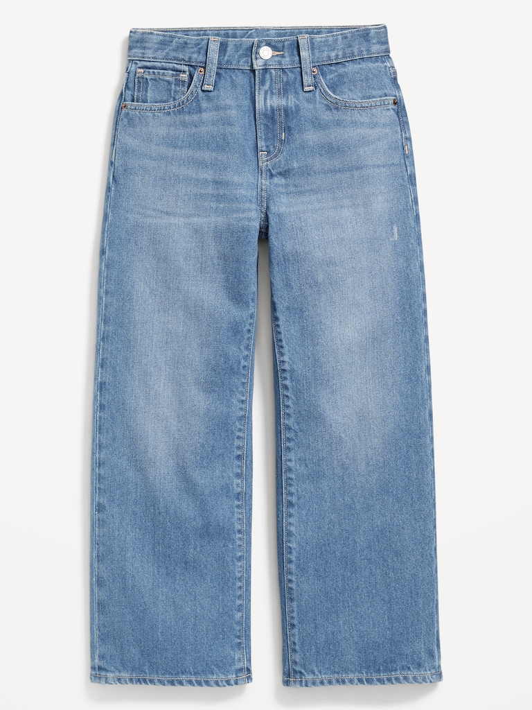 Baggy Straight-Leg Jeans for Girls
