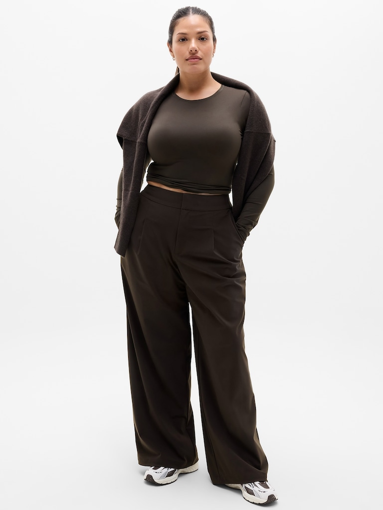 BodyMove Crew Neck Long Sleeve Top