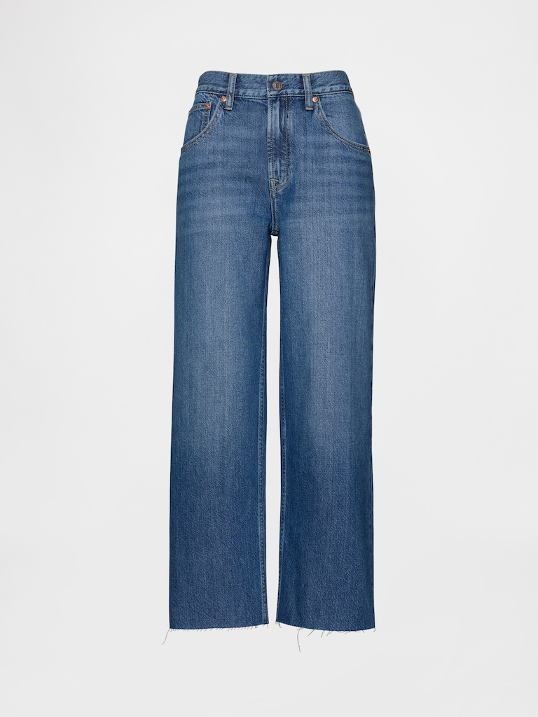 Low Slung UltraSoft Relaxed Crop Jeans