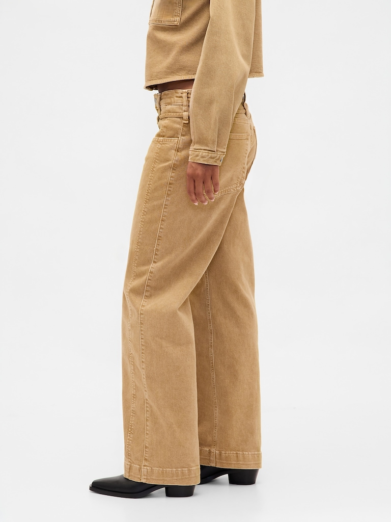 Low Rise '90s Loose Micro Belt Jeans