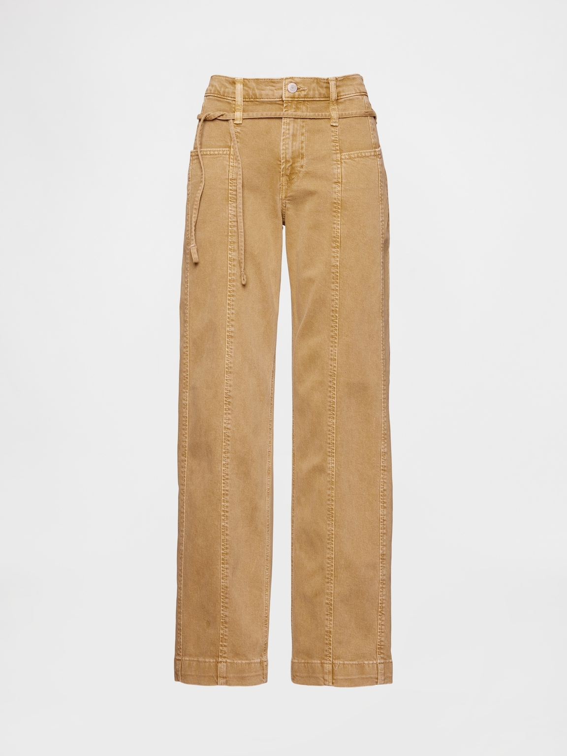 Low Rise '90s Loose Micro Belt Jeans