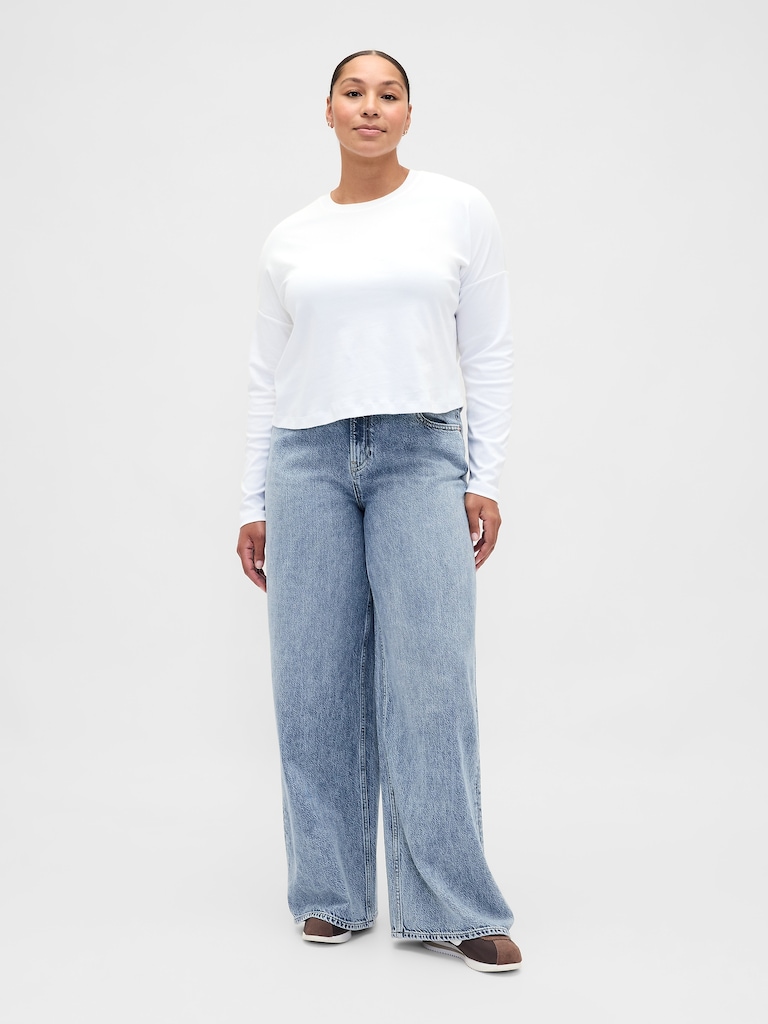 Mid Rise UltraSoft Baggy Jeans