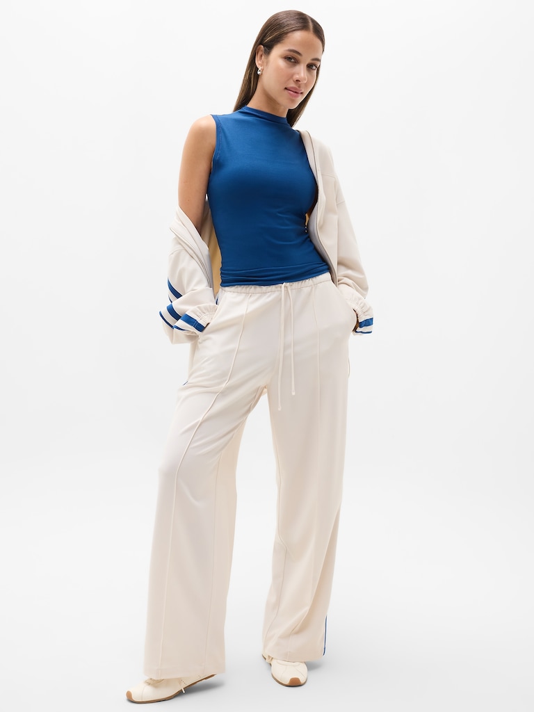 Signature Rib Mock Neck Tank