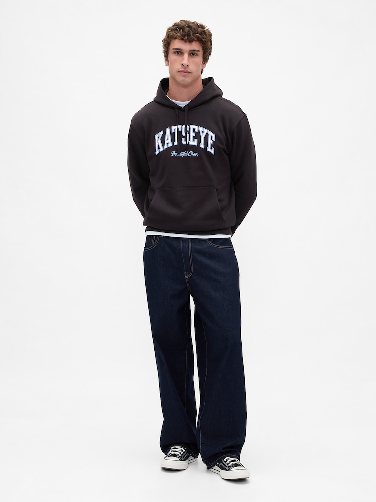 Adult KATSEYE Logo Relaxed Hoodie