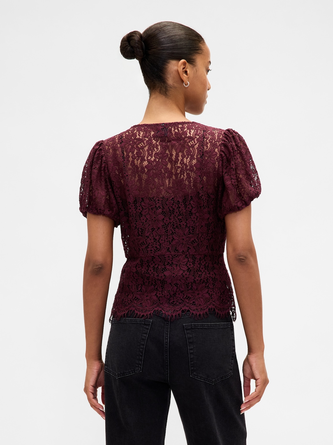 Lace V-Neck Top