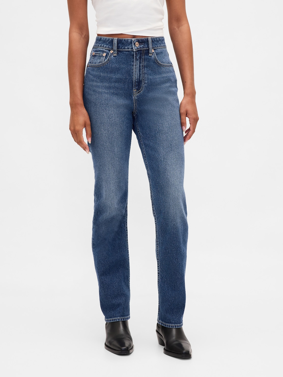 Curvy High Rise '90s Slim Straight Jeans