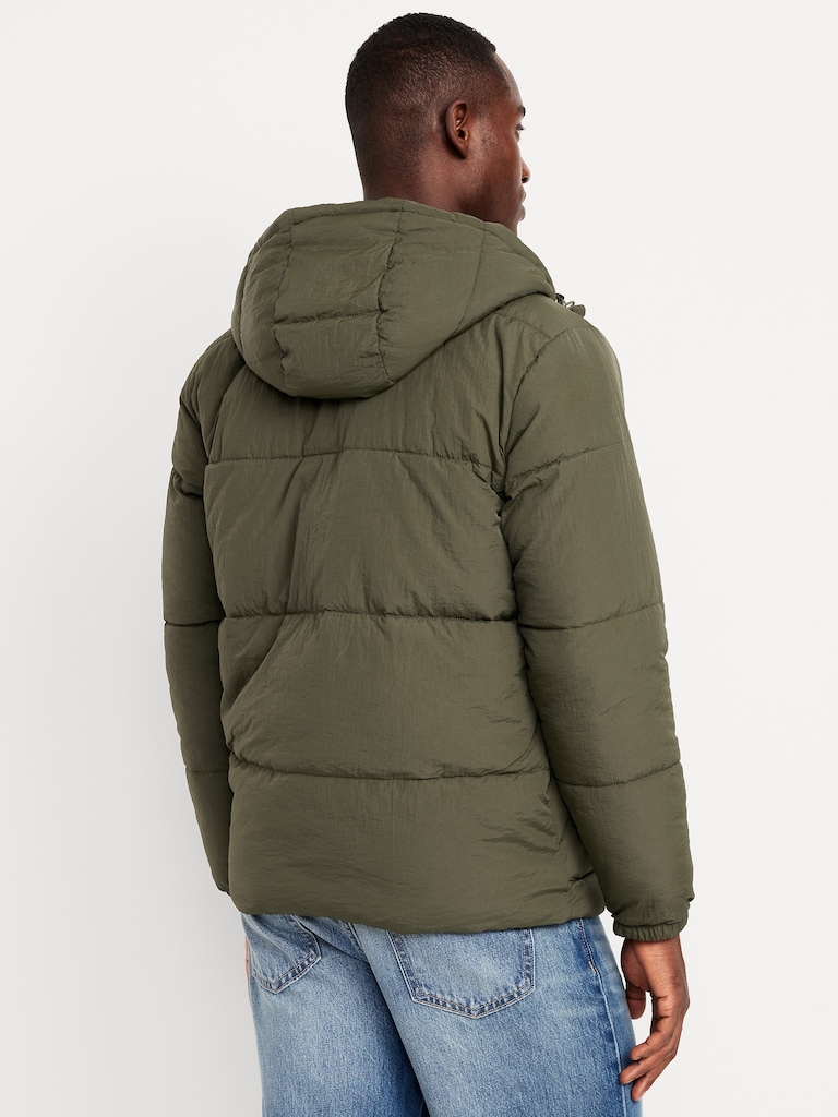 Frost-Free Water-Resistant Hooded Puffer Jacket
