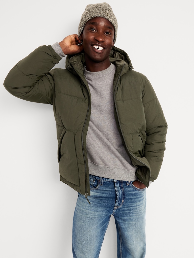 Frost-Free Water-Resistant Hooded Puffer Jacket
