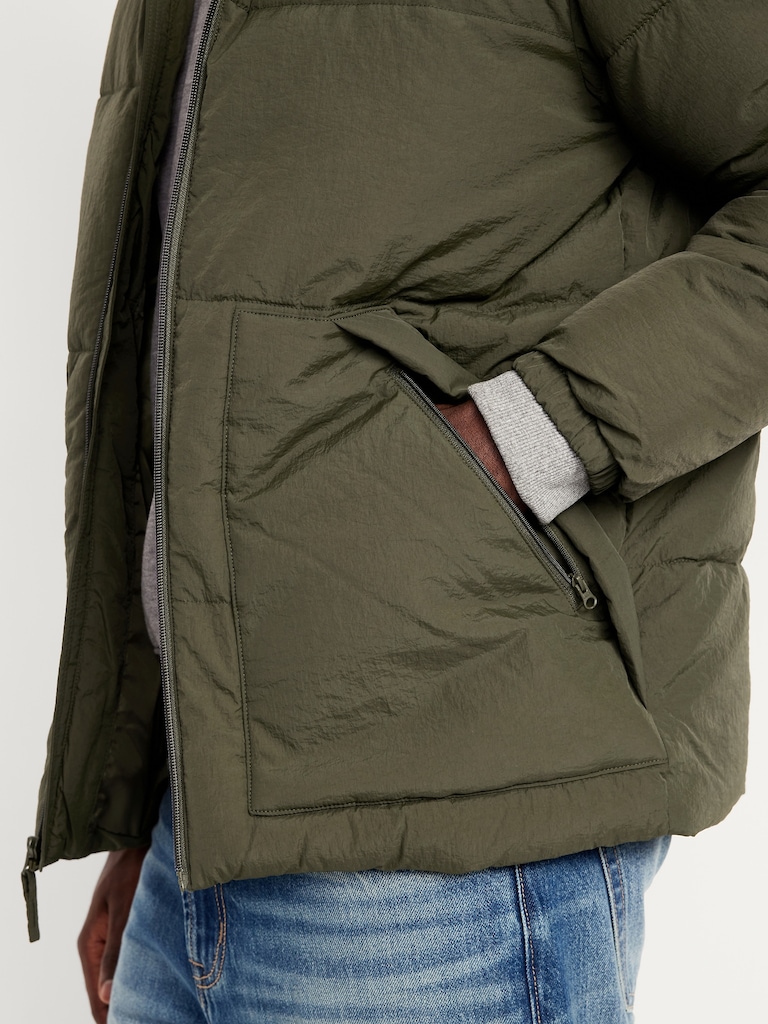 Frost-Free Water-Resistant Hooded Puffer Jacket