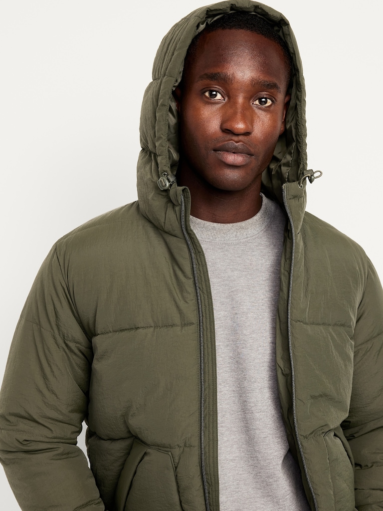 Frost-Free Water-Resistant Hooded Puffer Jacket