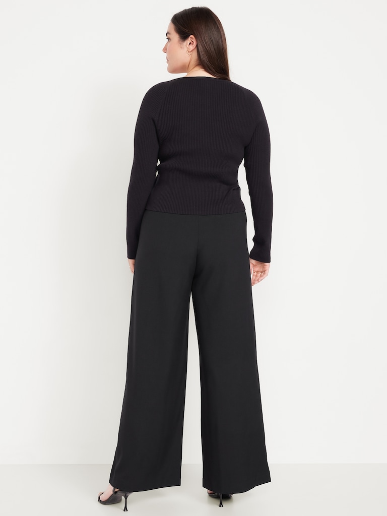 Extra High-Waisted Super Wide-Leg Pants