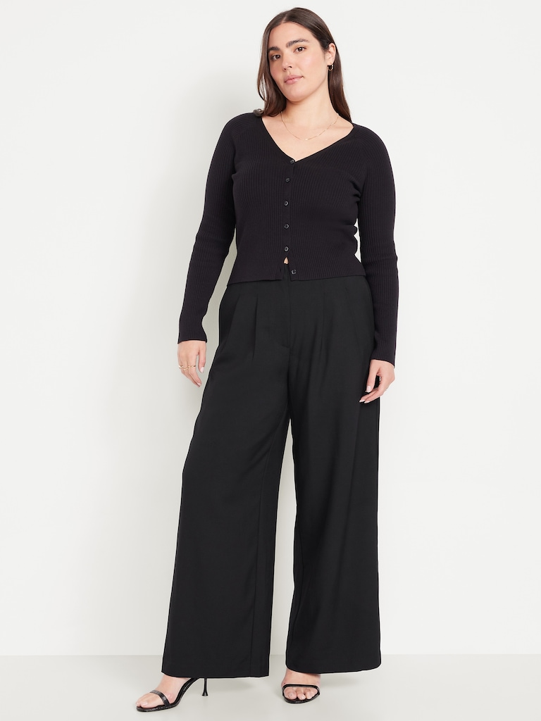 Extra High-Waisted Super Wide-Leg Pants