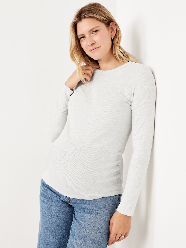 Maternity Snug Crew-Neck T-Shirt
