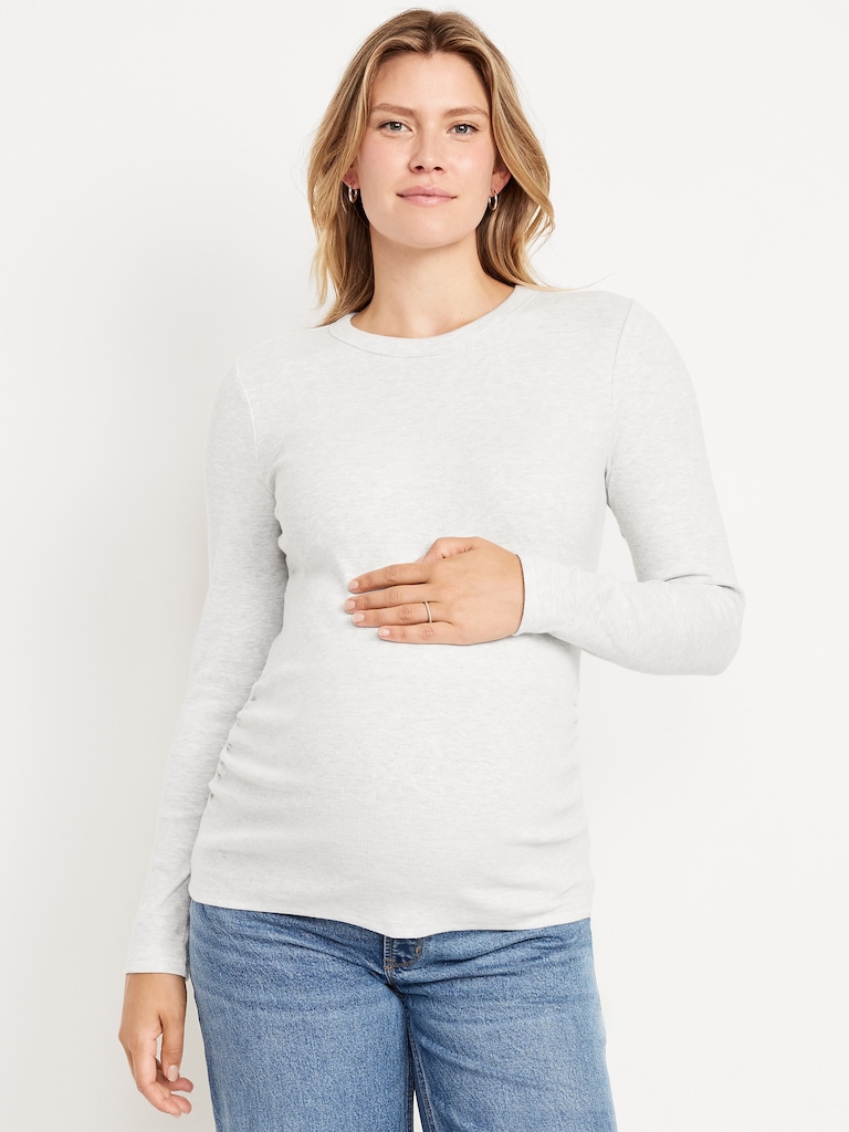 Maternity Snug Crew-Neck T-Shirt