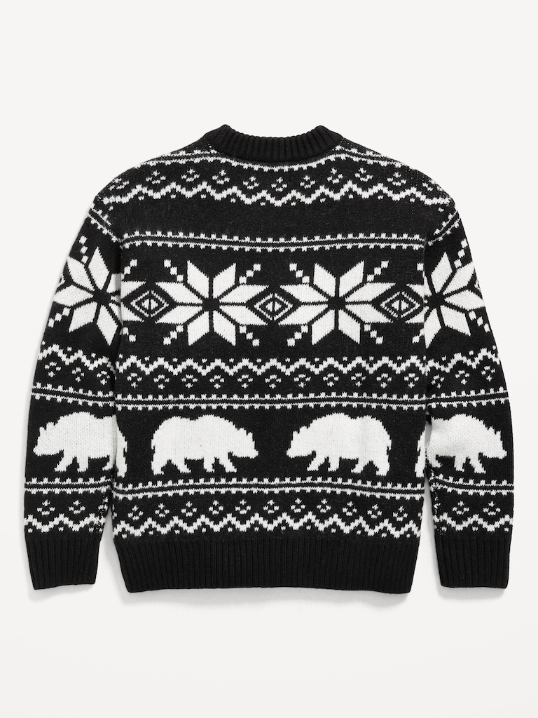 SoSoft Oversized Fair Isle Sweater for Boys