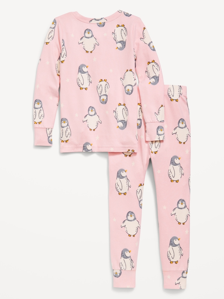 Cozy Printed Snug-Fit Pajama Set for Toddler & Baby