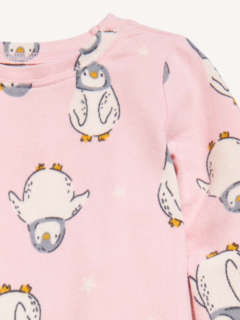 Cozy Printed Snug-Fit Pajama Set for Toddler & Baby