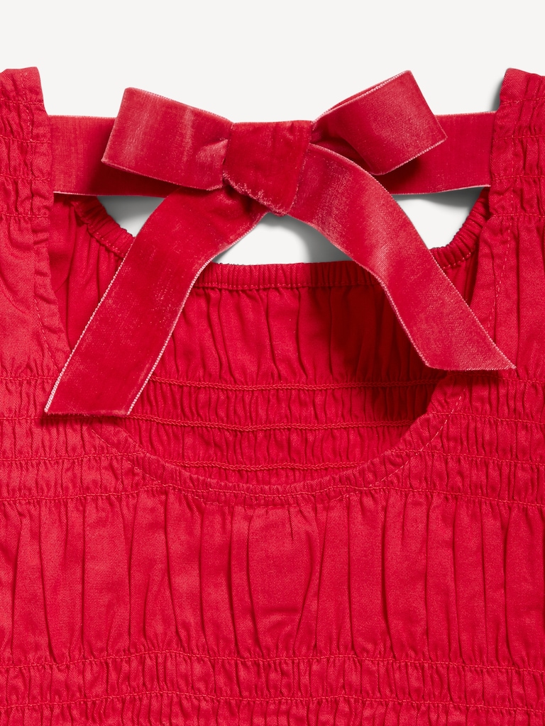 Short-Sleeve Smocked Top for Girls