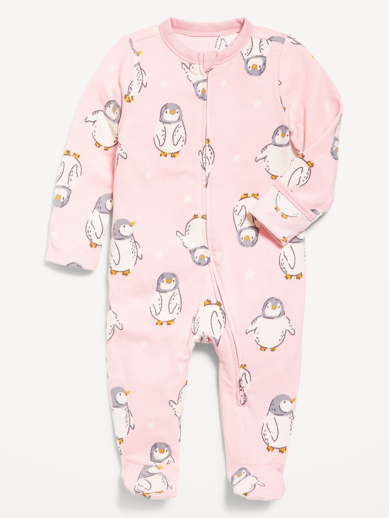Cozy Knit 2-Way-Zip Sleep & Play Footed One-Piece for Baby