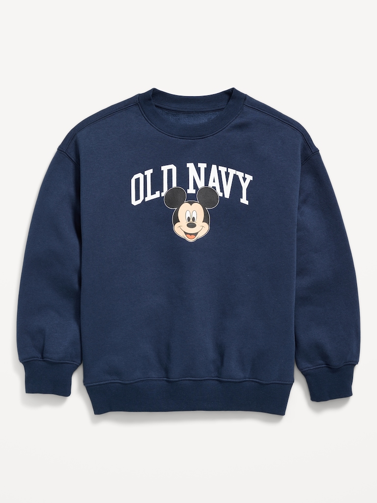Disney© Oversized Gender-Neutral Logo-Graphic Sweatshirt for Kids
