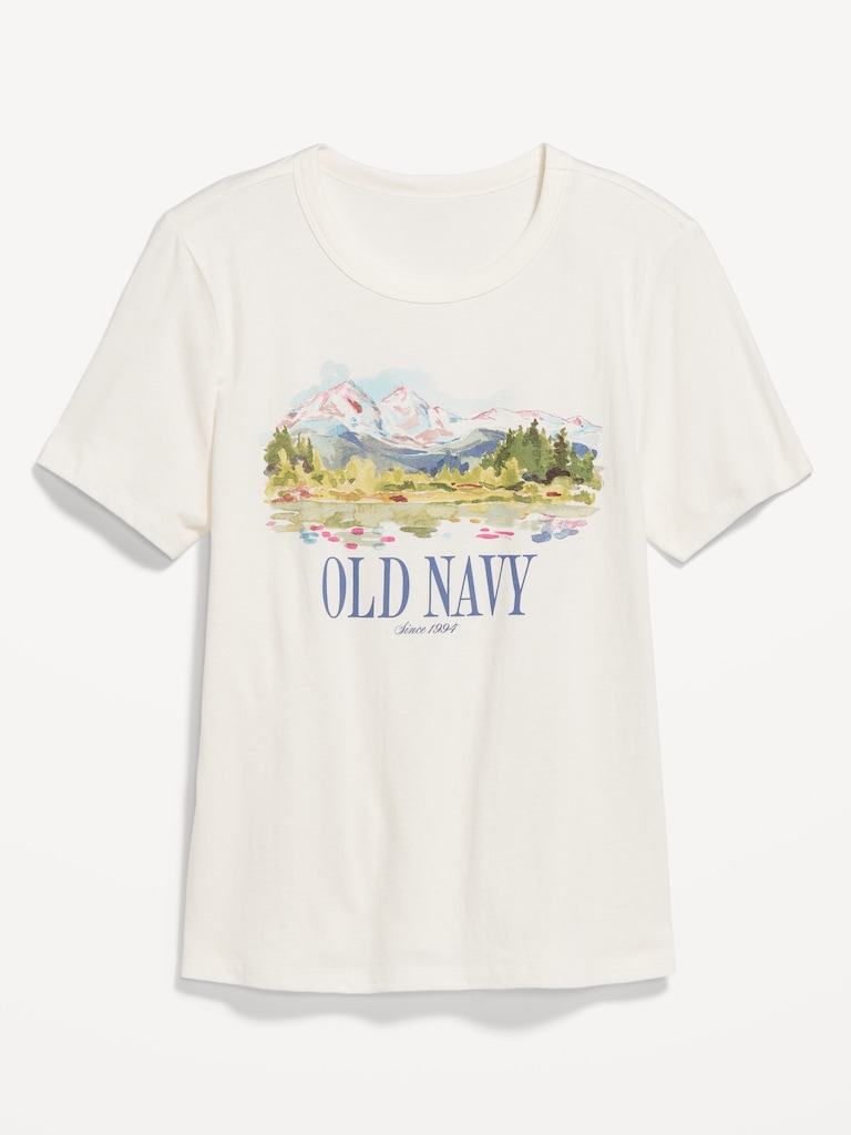 Crew-Neck Logo-Graphic T-Shirt