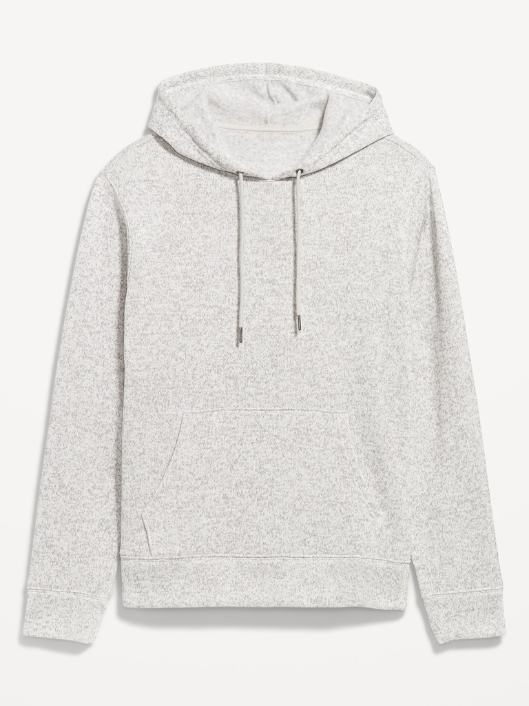 Fleece-Knit Pullover Hoodie