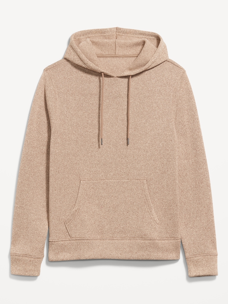 Fleece-Knit Pullover Hoodie