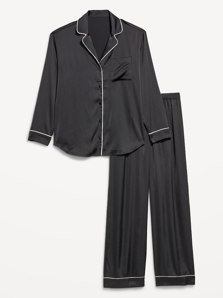 Satin Pajama Pant Set for Women