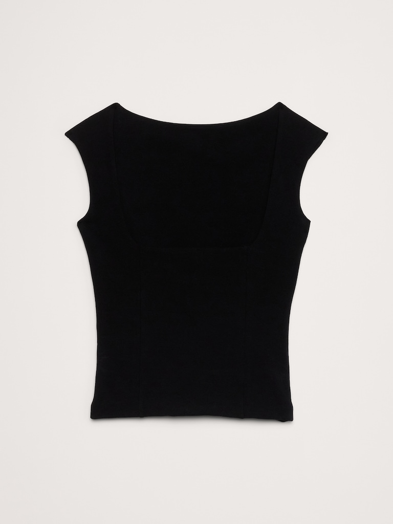 Refined Open-Back Top