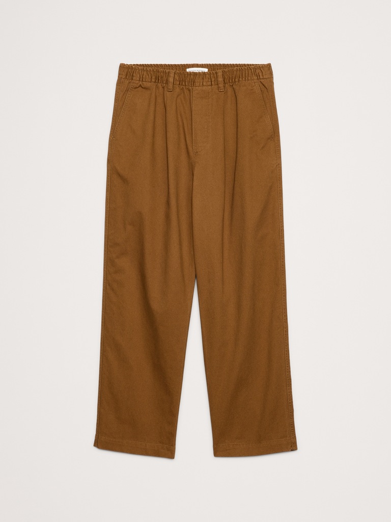 Loose Lightweight Cotton Pull-On Pant