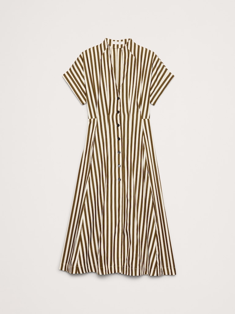 Cotton Poplin Shirt Dress